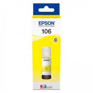 Tinteiro Epson Original 106 EcoTank Yellow Ink Bottle